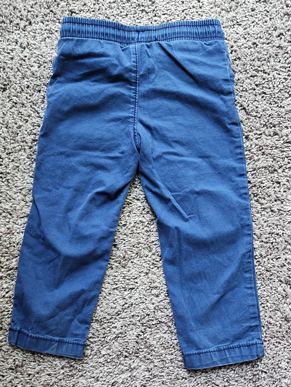 Bundle of 4 GUC Boys Pants OshKosh Carter's Cat & Jack Blue Maroon Black Size 2T